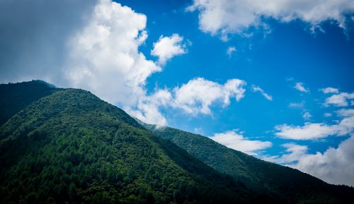 mountain sky nature