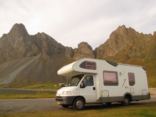 mountain iceland motorhome