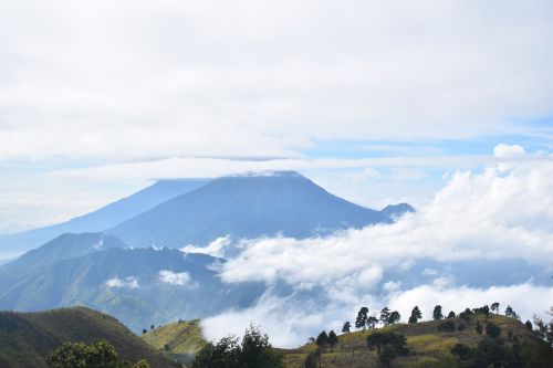 mountain landscape indonesia