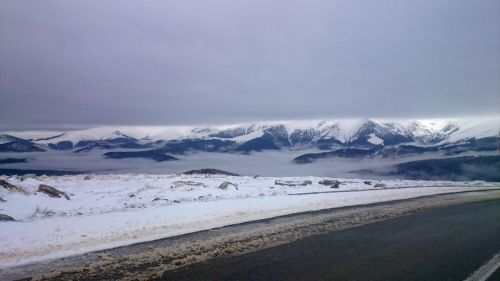 mountain mountains cloud