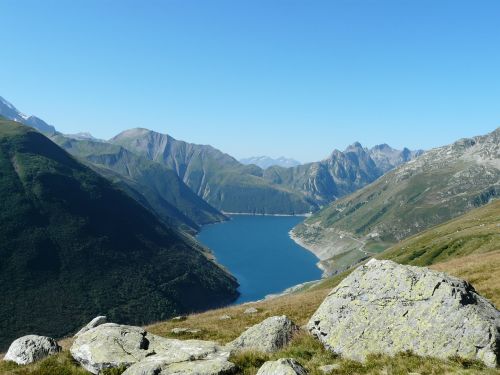 mountain lake landscape