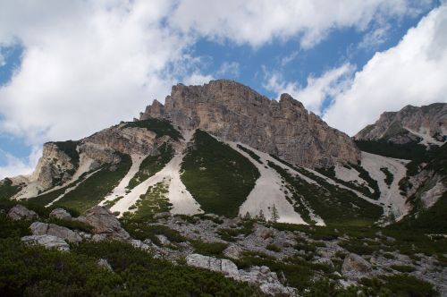 mountain dolomites rock