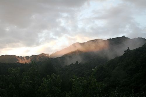 mountain sky landscape