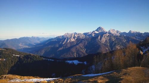 mountain snow nature