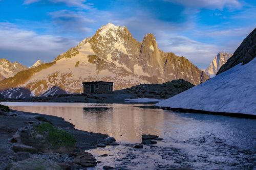 mountain water nature