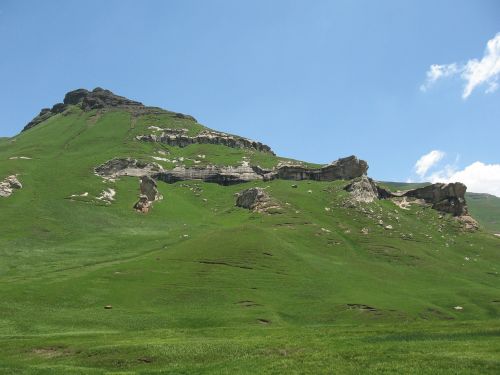 mountain green landscape