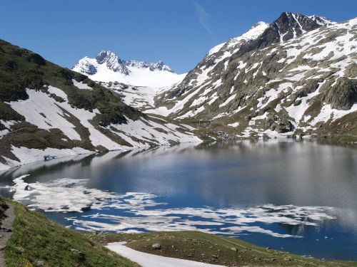 mountain snow landscape