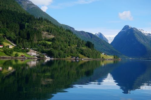 mountain nature waters