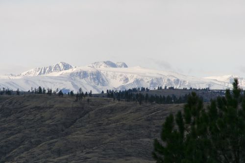 mountain snow nature