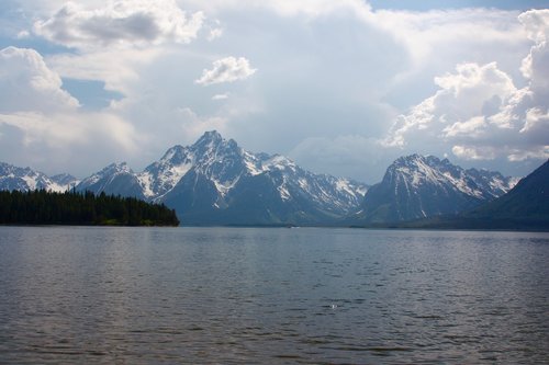 mountain  lake  panoramic