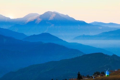 mountain  a bird's eye view  nature