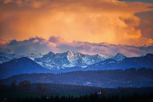 mountain  panorama  snow