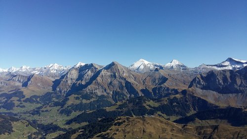 mountain  snow  panorama