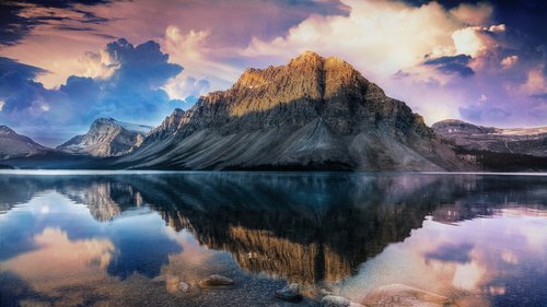 mountain  clouds  landscape