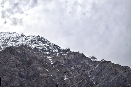 mountain  snow  sky