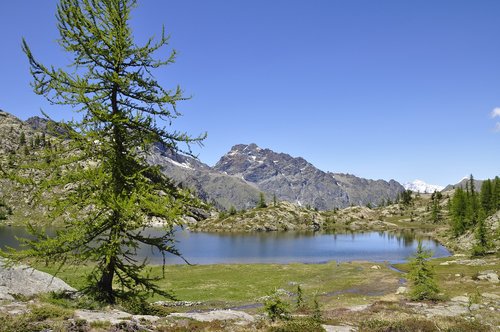 mountain  nature  lake