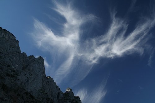 mountain  summit  sky