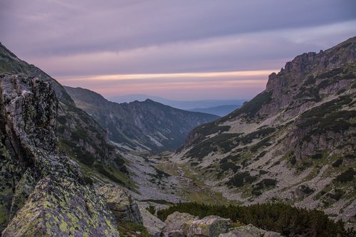 mountain  sunset  landscape