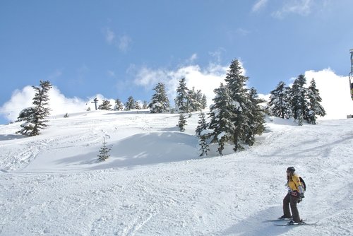 mountain  snow  mountains