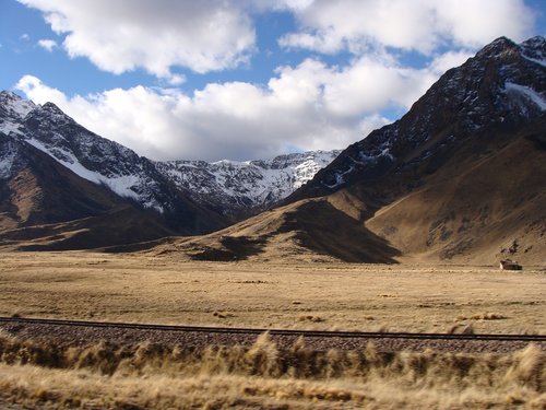 mountain  landscape  train