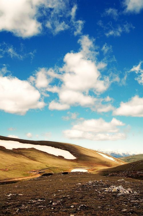 mountain sky cloud