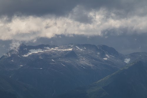 mountain  clouds  sky