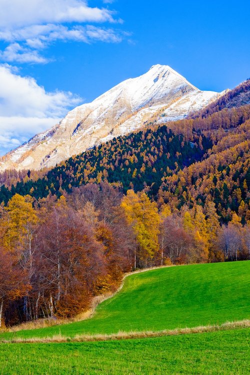 mountain  fall  landscape