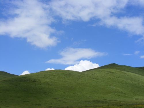 mountain hill cloud