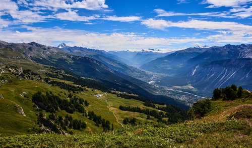 mountain  valley  landscape