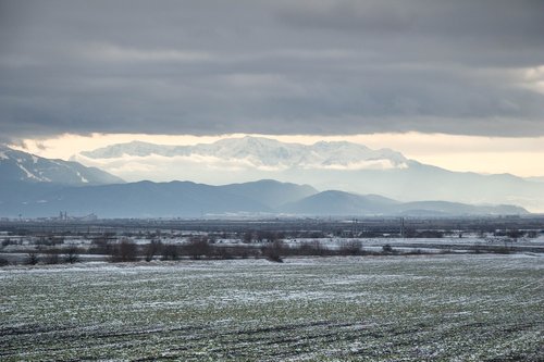 mountain  landscape  winter