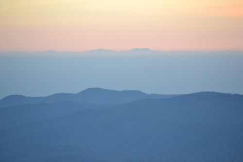 mountain montseny landscape