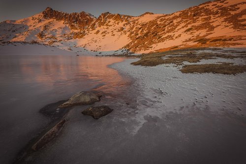 mountain  sun  landscape