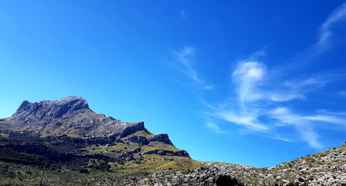 mountain  mountains  sky