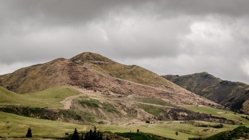 mountain nature clouds