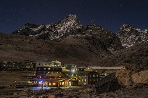 mountain  village  himalayan
