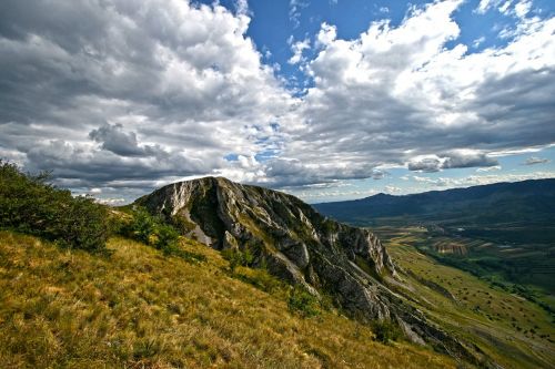 mountain landscape sky