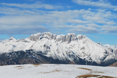 mountain presolana landscape