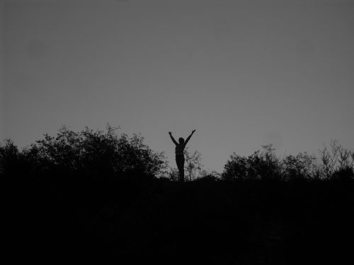 mountain silhouette fullness