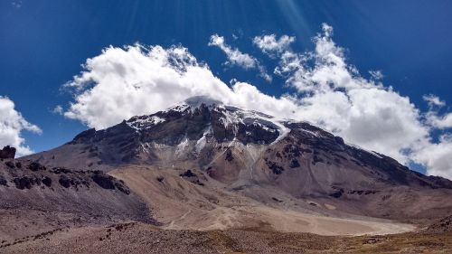 mountain bolivia sky