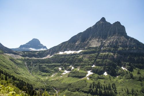 mountain glacier national park america
