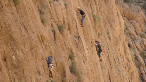 mountain rock climb