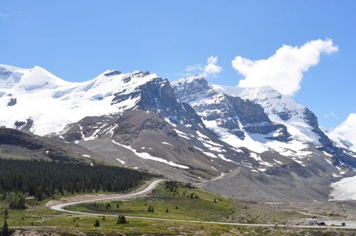 mountain snow banff