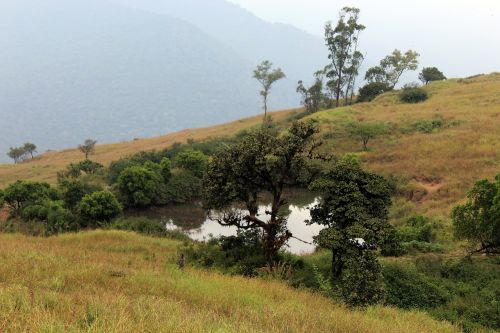 mountain lake nature