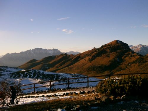 mountain red landscape