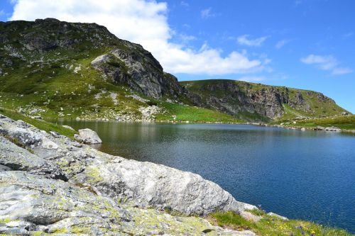 mountain lake water