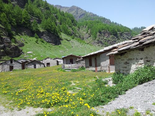 mountain baita mountain huts
