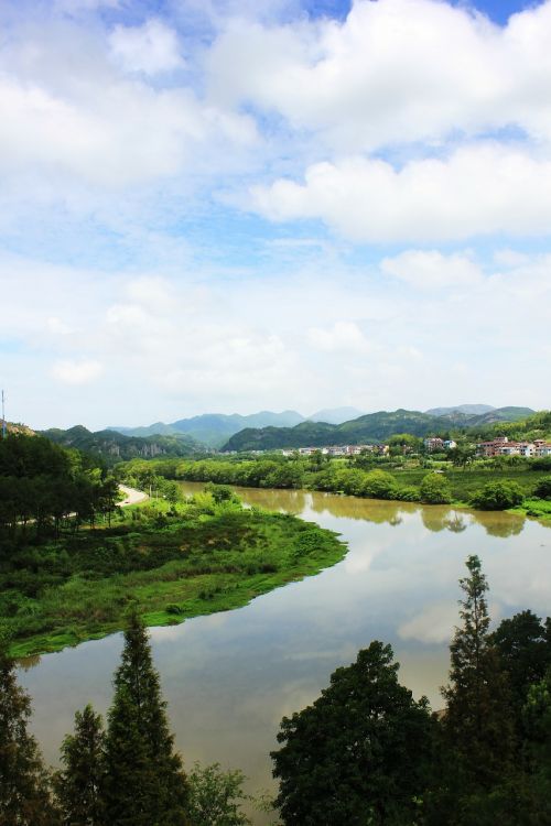 mountain water the scenery