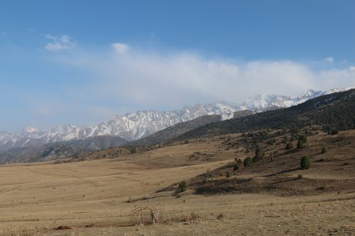 mountain autumn kyrgyzstan