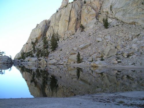 mountain water reflections