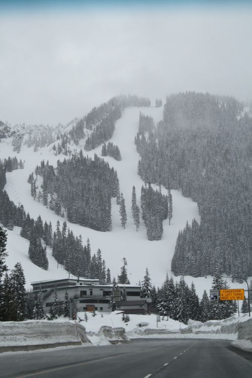 mountain snow ski resort